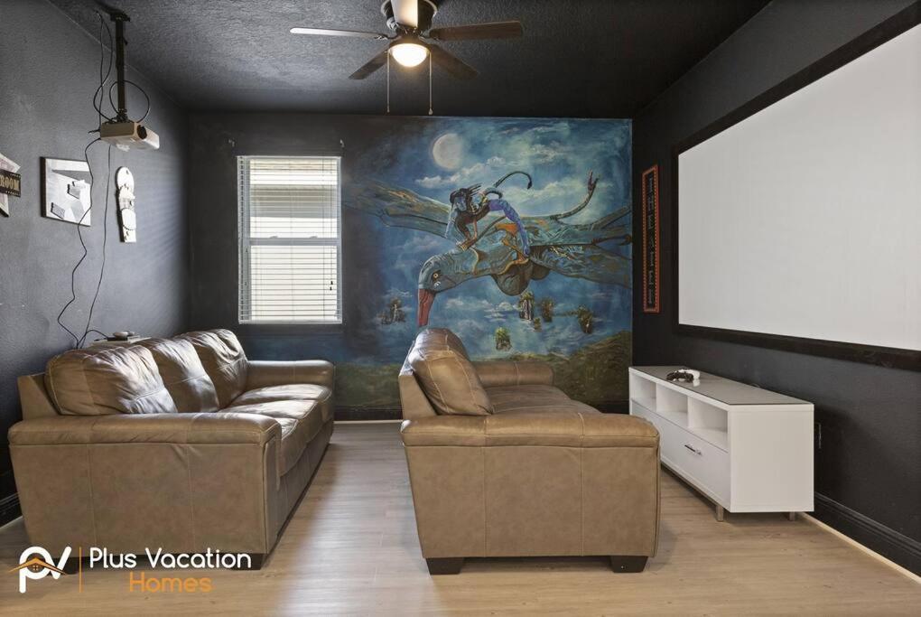 551-Luxury 8 Bedrooms Villa Pool& Spa-Movie Room Orlando Exteriör bild
